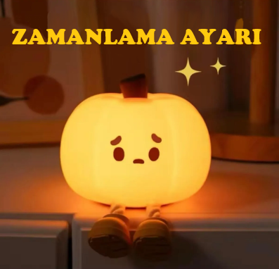 Sevimli Balkabağı Gece Lambası